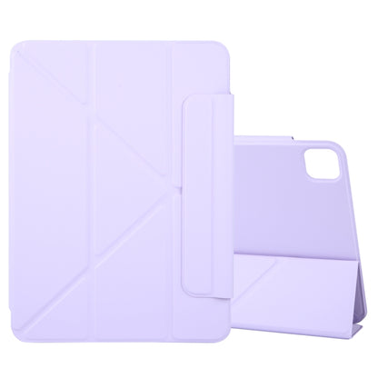 For iPad Pro 13 2024 Y-Shape Double-sided Clip Magnetic Smart Tablet Case(Purple) - iPad Pro 13 2024 Cases by buy2fix | Online Shopping UK | buy2fix