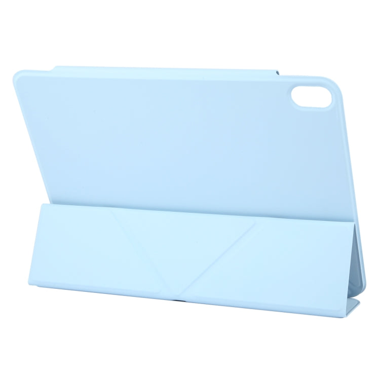 For iPad Air 13 2024 Y-Shape Double-sided Clip Magnetic Smart Tablet Case(Blue) - iPad Air 13 2024 Cases by buy2fix | Online Shopping UK | buy2fix