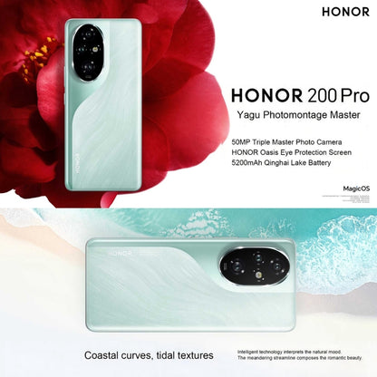 Honor 200 Pro, 16GB+1TB, Screen Fingerprint Identification, 6.78 inch MagicOS 8.0 Snapdragon 8s Gen 3 Octa Core, Network: 5G, NFC, OTG(Pink) - Honor by Huawei | Online Shopping UK | buy2fix