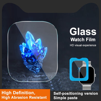 For Xiaomi Redmi Watch 4 IMAK Tempered Glass Watch Protective Film Self-contained Positioning Version - Screen Protector by imak | Online Shopping UK | buy2fix