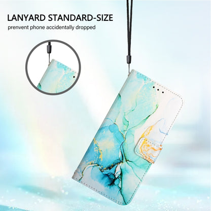 For Google Pixel 9 Pro XL PT003 Marble Pattern Flip Leather Phone Case(Green) - Google Cases by buy2fix | Online Shopping UK | buy2fix