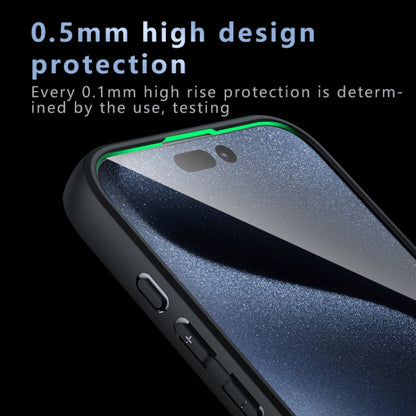 For iPhone 16 Pro Max Armor Precise Hole PC Hybrid TPU Phone Case(Frosted Black) - iPhone 16 Pro Max Cases by buy2fix | Online Shopping UK | buy2fix