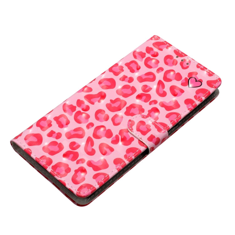 For Google Pixel 9 Pro XL 3D Pattern Leather Phone Case(Pink Leopard Print) - Google Cases by buy2fix | Online Shopping UK | buy2fix