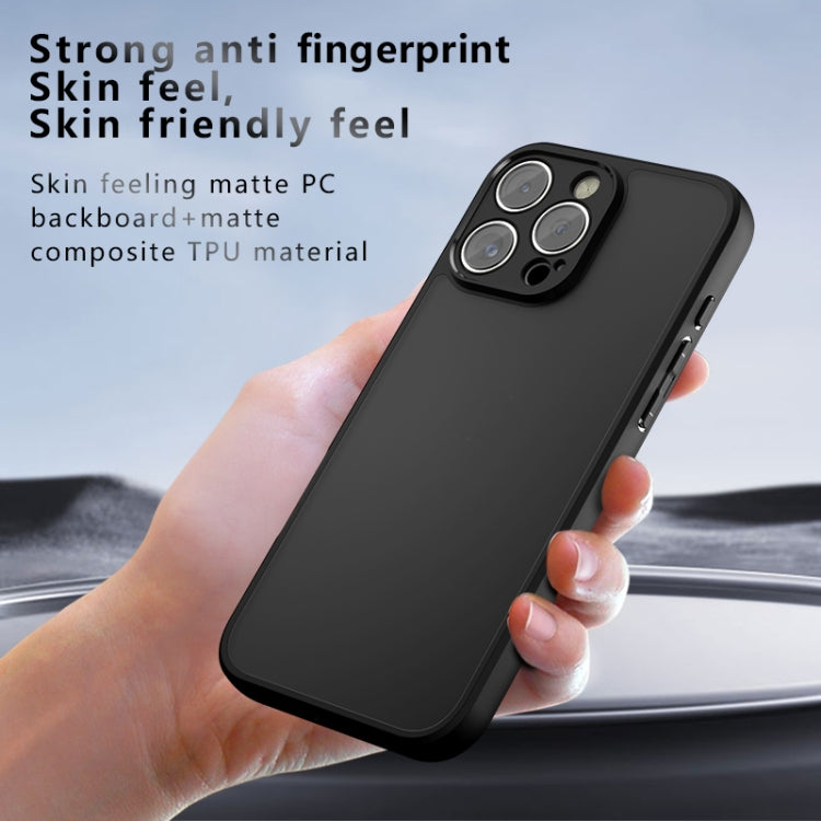 For iPhone 16 Pro Max Armor Precise Hole PC Hybrid TPU Phone Case(Transparent) - iPhone 16 Pro Max Cases by buy2fix | Online Shopping UK | buy2fix