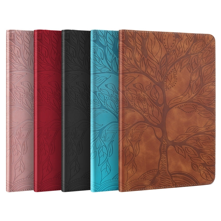 For iPad Pro 13 2024 Tree Life Series Embossed Smart Leather Tablet Case(Black) - iPad Pro 13 2024 Cases by buy2fix | Online Shopping UK | buy2fix