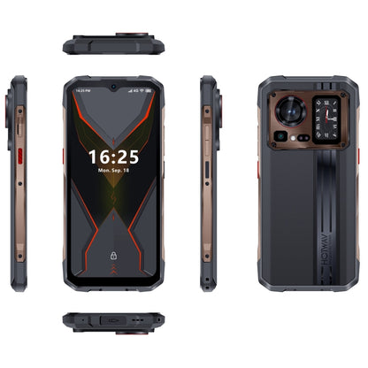 [HK Warehouse] HOTWAV Cyber 15, 12GB+256GB, IP68/IP69K Rugged Phone, 6280mAh, 6.6 inch Android 13 MediaTek MT6789 Helio G99 Octa Core, Network: 4G, NFC, OTG(Brone Gold) - Other by HOTWAV | Online Shopping UK | buy2fix