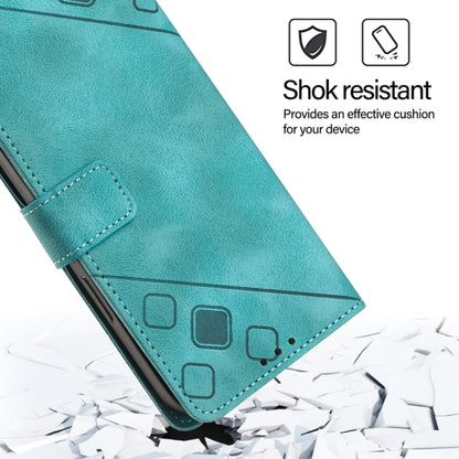 For Blackview Shark 8 Skin Feel Embossed Leather Phone Case(Green) - More Brand by buy2fix | Online Shopping UK | buy2fix