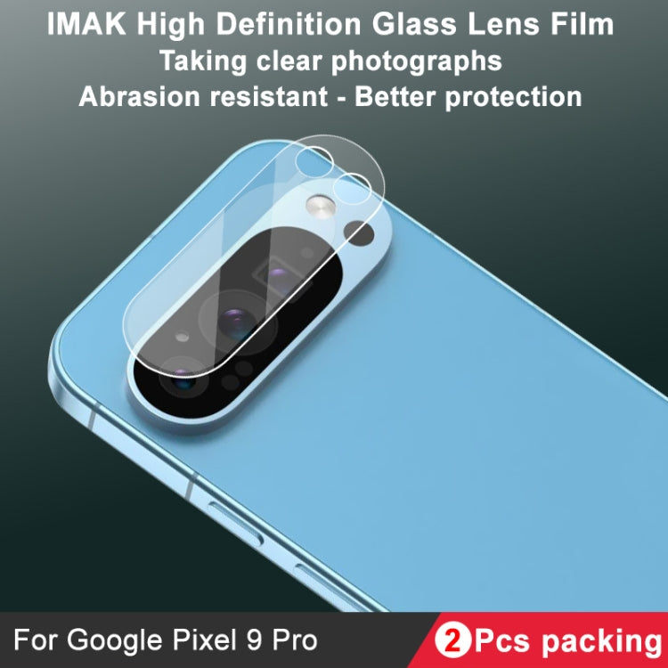 For Google Pixel 9 Pro 2pcs/Set imak HD Glass Rear Camera Lens Film - Other by imak | Online Shopping UK | buy2fix