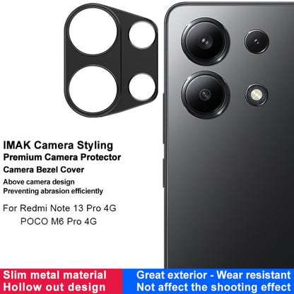 For Xiaomi Redmi Note 13 Pro 4G Global IMAK Metal Camera Lens Protector Cover - For Xiaomi by imak | Online Shopping UK | buy2fix