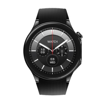 HD Watch X 1.43 inch IP68 BT5.3 Sport Smart Watch, Support Bluetooth Call / Sleep / Blood Oxygen / Heart Rate / Blood Pressure Health Monitor(Black Steel + Black Silicone Strap) - Smart Watches by buy2fix | Online Shopping UK | buy2fix