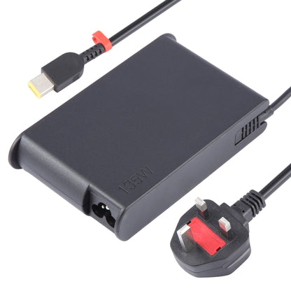 135W 20V 6.75A Laptop Notebook Power Adapter For Lenovo Big Square USB, Plug:UK Plug - For Lenovo by buy2fix | Online Shopping UK | buy2fix