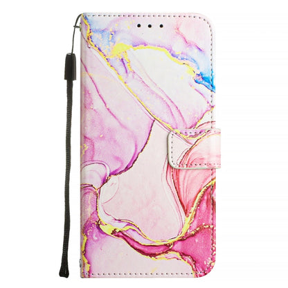 For Blackview A52 PT003 Marble Pattern Flip Leather Phone Case(Rose Gold) - More Brand by buy2fix | Online Shopping UK | buy2fix