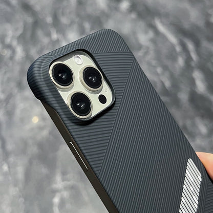 For iPhone 13 Pro Max Carbon Fiber Frameless Cooling Phone Case(Black) - iPhone 13 Pro Max Cases by buy2fix | Online Shopping UK | buy2fix