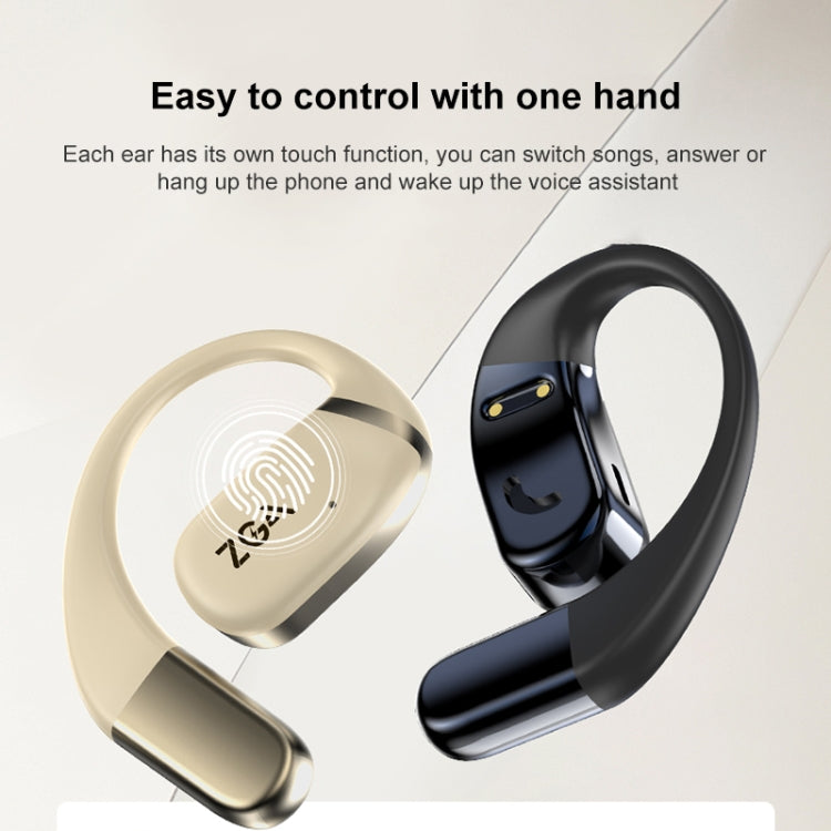 ZGA GS18 Blade AI Wireless Bluetooth Earphone(Beige) - Bluetooth Earphone by ZGA | Online Shopping UK | buy2fix