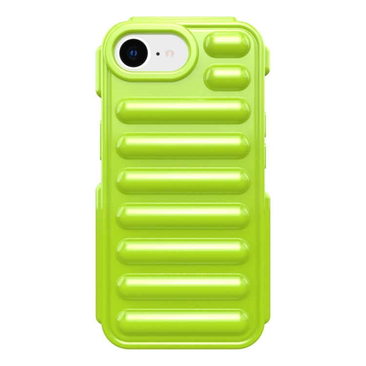 For iPhone 16e Capsule Series Candy Color TPU Phone Case(Green) - iPhone 16e Cases by buy2fix | Online Shopping UK | buy2fix