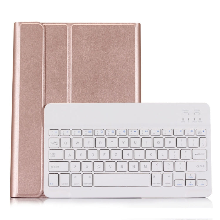 ST870S For Samsung Galaxy Tab S7 T870/T875 11 inch 2020 Ultra-thin Detachable Bluetooth Keyboard Leather Tablet Case with Stand & Sleep Function & Backlight(Rose Gold) - Samsung Keyboard by buy2fix | Online Shopping UK | buy2fix