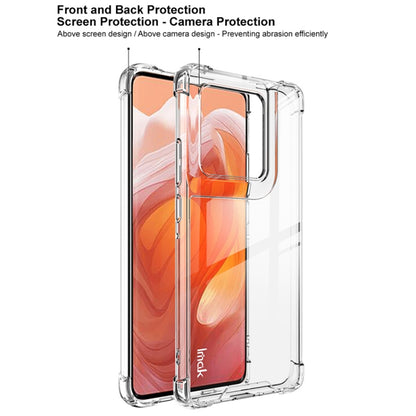 For Motorola Moto X50 Ultra IMAK Space Shield PC + TPU Airbag Shockproof Phone Case(Transparent) - Motorola Cases by imak | Online Shopping UK | buy2fix