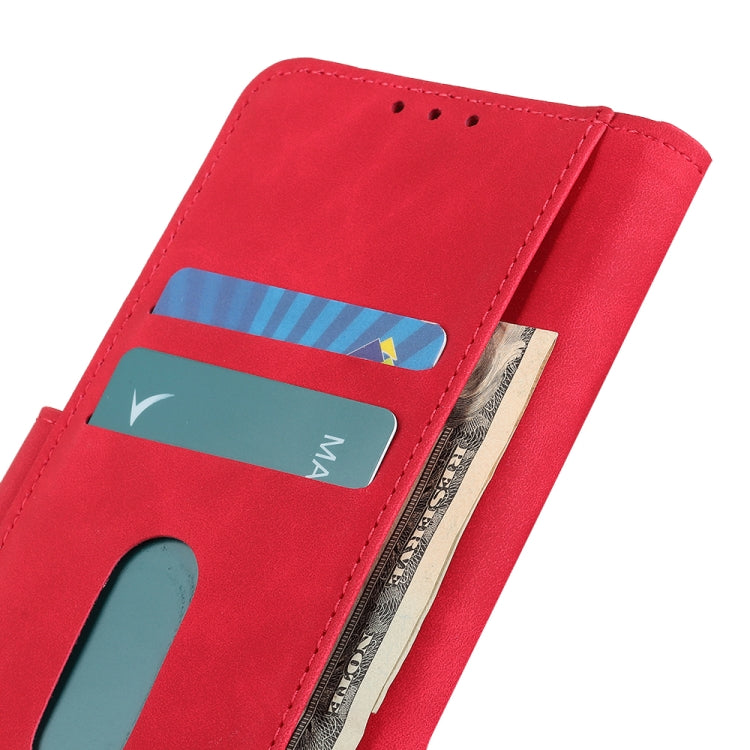 For Samsung Galaxy S25 Ultra 5G KHAZNEH Retro Texture Horizontal Flip Leather Phone Case(Red) - Galaxy S25 Ultra 5G Cases by buy2fix | Online Shopping UK | buy2fix