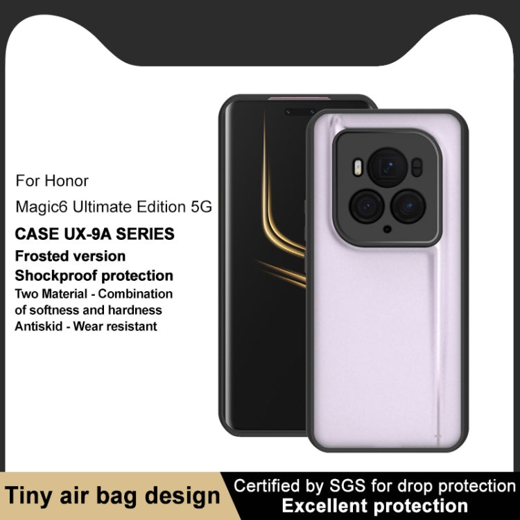 For Honor Magic6 Ultimate imak UX-9A Series Four-corner Airbag Shockproof Frosted PC Phone Case - Honor Cases by imak | Online Shopping UK | buy2fix