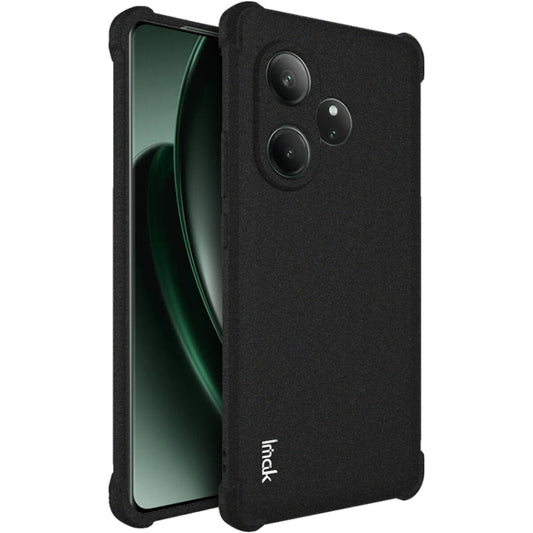 For Realme GT Neo6 SE 5G imak Shockproof Airbag TPU Phone Case(Matte Black) - Realme Cases by imak | Online Shopping UK | buy2fix