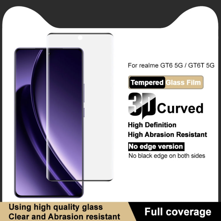 For Realme GT 6T 5G Global imak 3D Curved Full Screen Tempered Glass Film - Realme Tempered Glass by imak | Online Shopping UK | buy2fix