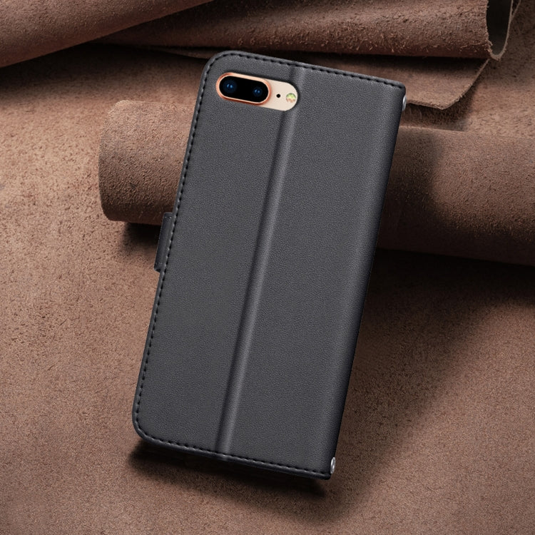 For iPhone SE 2024 Square Texture Leather Phone Case(Black) - More iPhone Cases by buy2fix | Online Shopping UK | buy2fix