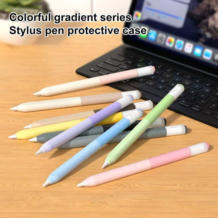 For Apple Pencil USB-C Gradient Silicone Stylus Protective Case(Pink) - Pencil Accessories by buy2fix | Online Shopping UK | buy2fix