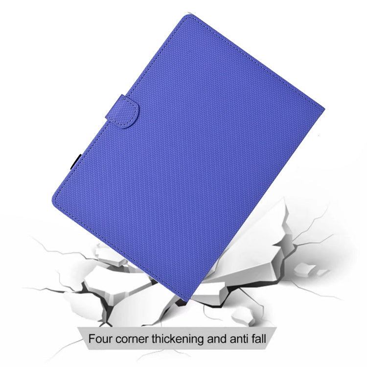 For iPad Air 11 2024 Solid Color Fiber Texture Smart Tablet Leather Case(Purple) - iPad Air 11 2024 Cases by buy2fix | Online Shopping UK | buy2fix