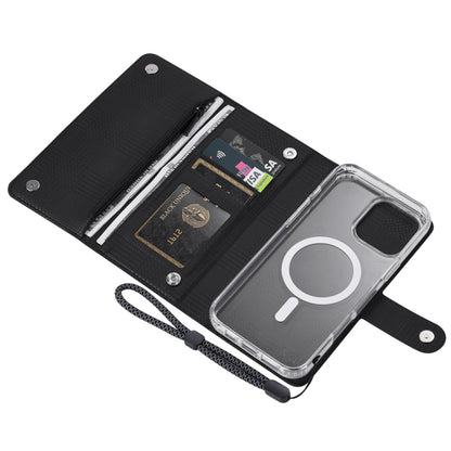 For iPhone 16 Pro Max ViLi GHB-C Series RFID MagSafe Magnetic Flip Leather Phone Case(Black) - iPhone 16 Pro Max Cases by ViLi | Online Shopping UK | buy2fix