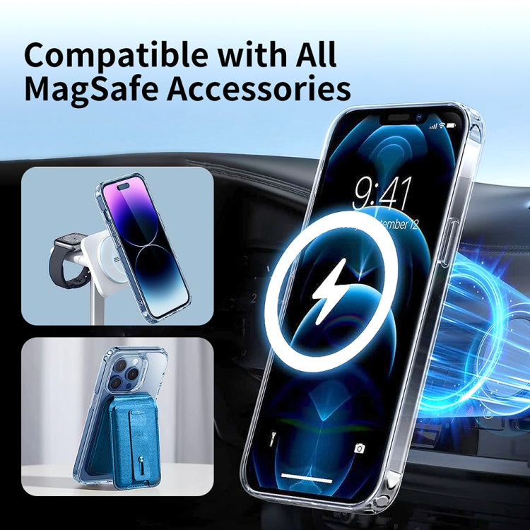 For iPhone 16 Pro Max ViLi MAG-C Series MagSafe Magnetic PC + TPU Phone Case(Transparent) - iPhone 16 Pro Max Cases by ViLi | Online Shopping UK | buy2fix