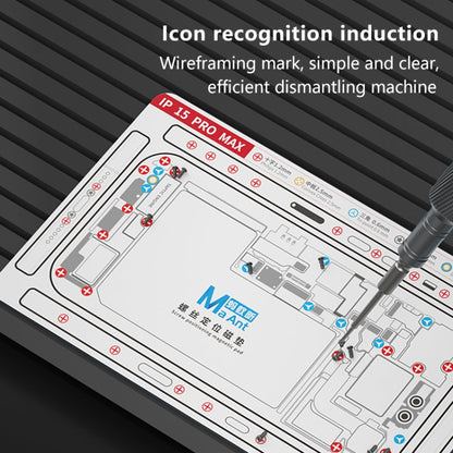 For iPhone 14 Pro Max MaAnt Double-sided Screw Positioning Flexible Soft Magnetic Pad - Magnetic Screws Mat by buy2fix | Online Shopping UK | buy2fix