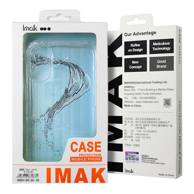 For OnePlus Nord CE4 Lite 5G IMAK Corrugated Texture Airbag TPU Phone Case(Transparent) - OnePlus Cases by imak | Online Shopping UK | buy2fix