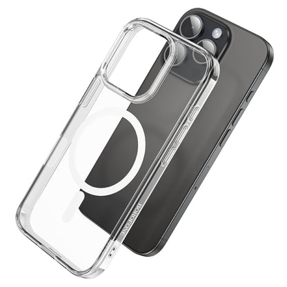 For iPhone 16 Pro BOROFONE BI5 Ice Shield Series MagSafe Magnetic Phone Case(Transparent) - iPhone 16 Pro Cases by Borofone | Online Shopping UK | buy2fix