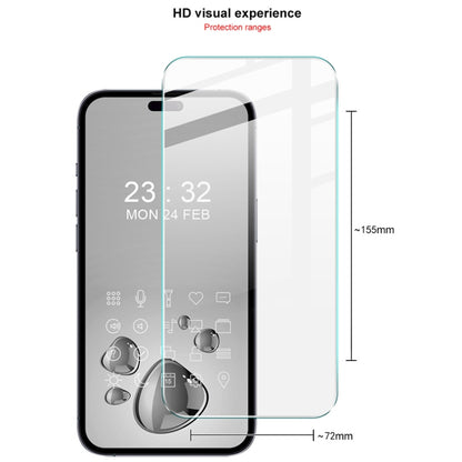 For iPhone 16 Plus imak H Series Full Screen Tempered Glass Film - iPhone 16 Plus Tempered Glass by imak | Online Shopping UK | buy2fix