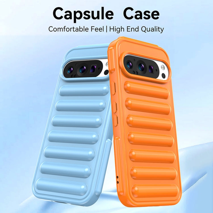 For Google Pixel 9 Pro Capsule Series Candy Color TPU Phone Case(Black) - Google Cases by buy2fix | Online Shopping UK | buy2fix