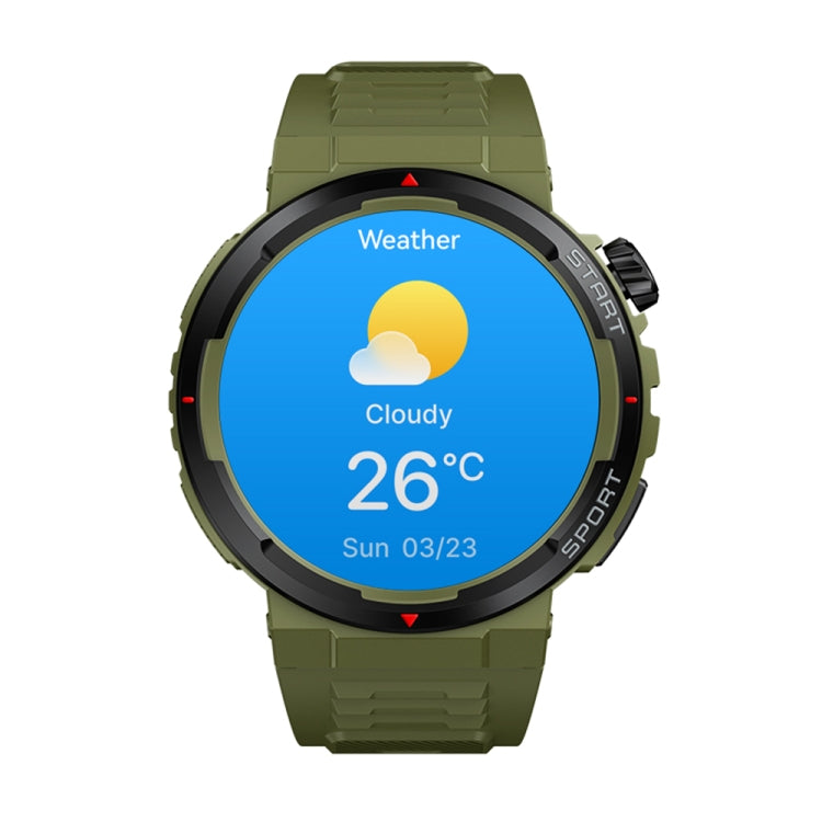 Zeblaze Ares 3 Plus 1.43 inch Fitness & Wellness Smart Watch Supports 24H Health Monitoring(Wild Green) - Smart Watches by Zeblaze | Online Shopping UK | buy2fix