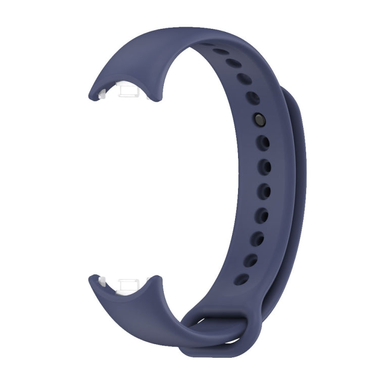 For Xiaomi Smart Band 9 / 8 MIJOBS Metal Buckle Solid Color Silicone Watch Band(Midnight Blue) - Watch Bands by MIJOBS | Online Shopping UK | buy2fix