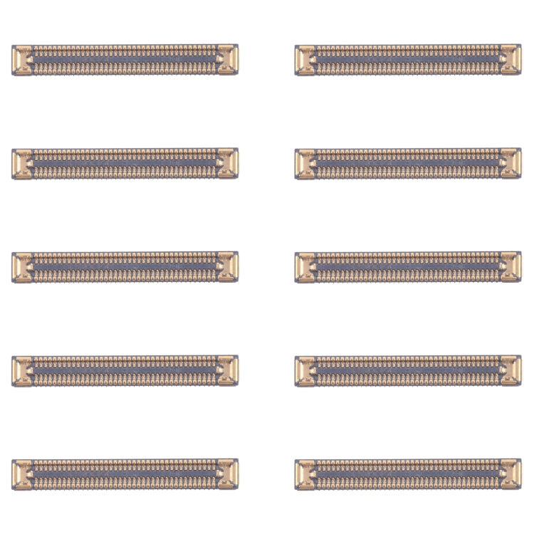 For Samsung Galaxy A54 SM-A546B 10pcs Motherboard LCD Display FPC Connector - Galaxy A Series Parts by buy2fix | Online Shopping UK | buy2fix