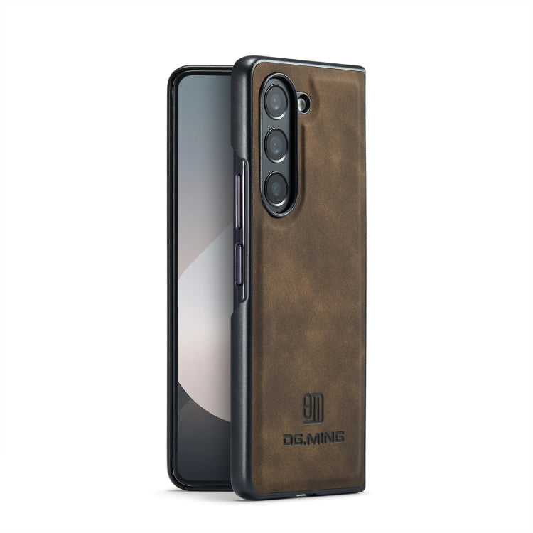 For Samsung Galaxy Z Fold6 DG.MING M2/M1 Series Magnetic Phone Case(Coffee) - Galaxy Z Fold6 5G Cases by DG.MING | Online Shopping UK | buy2fix