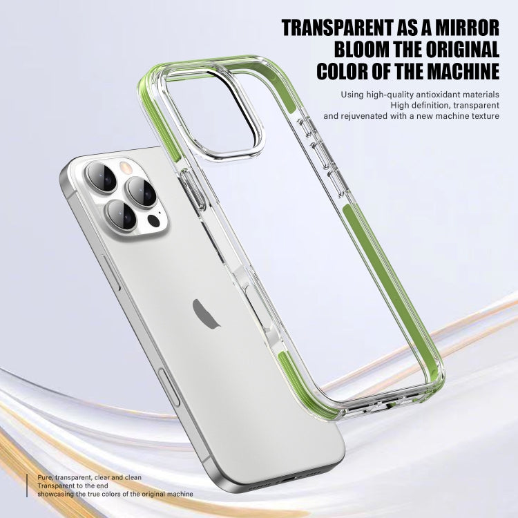 For iPhone 16 Plus TPE Airbag TPU+ PC Full Coverage Phone Case(Green) - iPhone 16 Plus Cases by buy2fix | Online Shopping UK | buy2fix