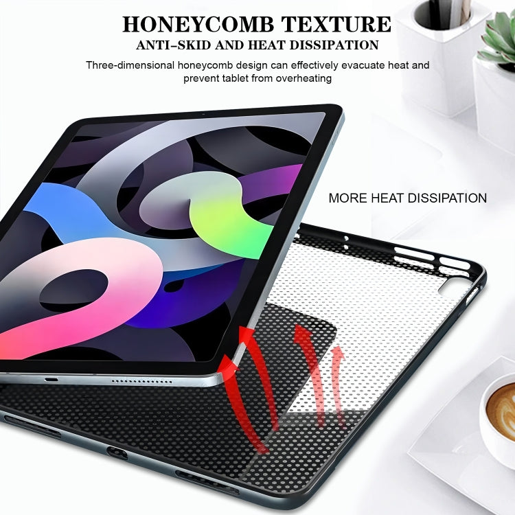 For Samsung Galaxy Tab S6 Lite 2024 / 2022 Color Painting Pattern Smart Tablet TPU Case(Butterfly Circle) - Tab S6 Lite P610 / P615 by buy2fix | Online Shopping UK | buy2fix