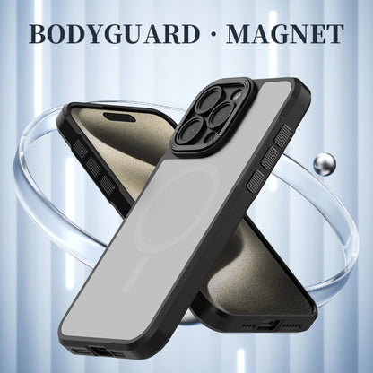 For iPhone 16 Pro Bodyguard MagSafe Magnetic Phone Case(Black) - iPhone 16 Pro Cases by buy2fix | Online Shopping UK | buy2fix