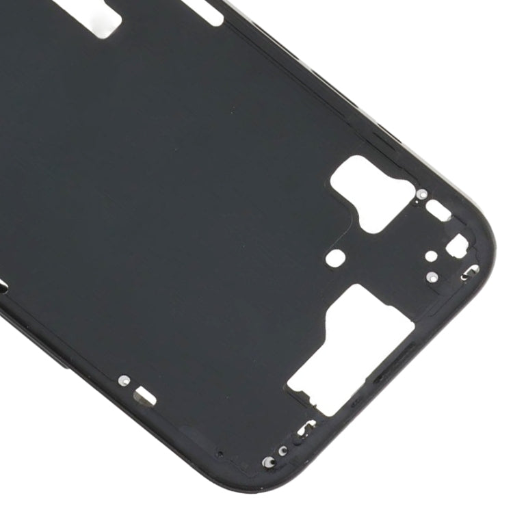 For iPhone 15 Middle Frame Bezel Plate with Side Keys + Card Tray, Version:US Version(Black) - LCD Related Parts by buy2fix | Online Shopping UK | buy2fix