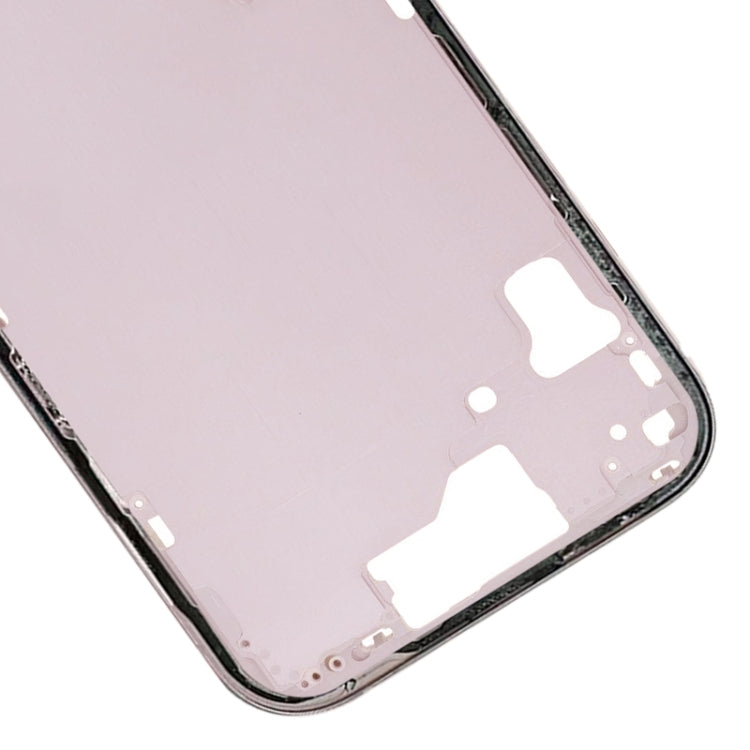 For iPhone 15 Middle Frame Bezel Plate with Side Keys + Card Tray, Version:US Version(Pink) - LCD Related Parts by buy2fix | Online Shopping UK | buy2fix