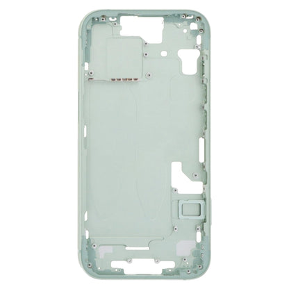 For iPhone 15 Middle Frame Bezel Plate with Side Keys + Card Tray, Version:CE EU Version(Green) - LCD Related Parts by buy2fix | Online Shopping UK | buy2fix