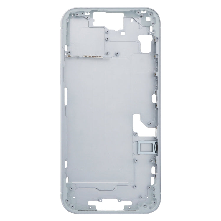 For iPhone 15 Plus Middle Frame Bezel Plate with Side Keys + Card Tray, Version:China Version(Blue) - LCD Related Parts by buy2fix | Online Shopping UK | buy2fix