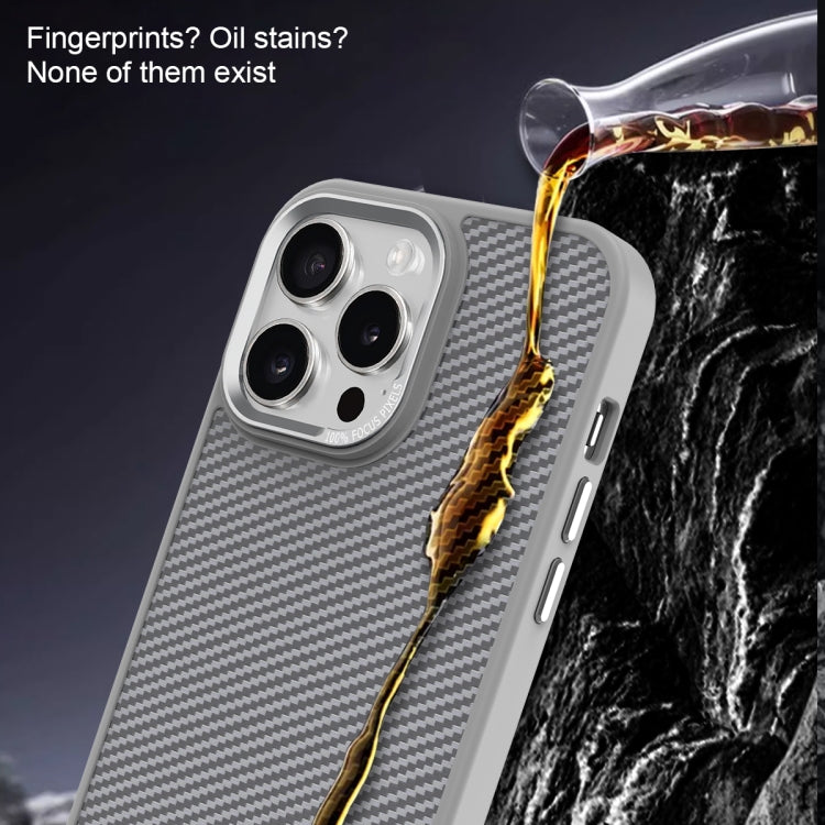 For iPhone 12 Pro Carbon Fiber Texture MagSafe Magnetic Shockproof Phone Case(Blue) - iPhone 12 / 12 Pro Cases by buy2fix | Online Shopping UK | buy2fix