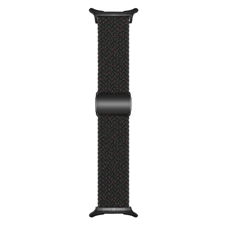 For Samsung Galaxy Watch Ultra 47mm Nylon Loop Magnetic Buckle Watch Band(Starlight Black) - Watch Bands by buy2fix | Online Shopping UK | buy2fix