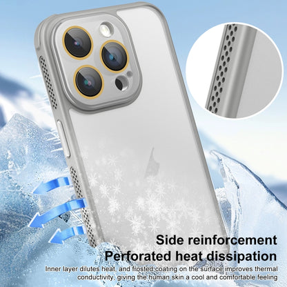 For iPhone 16 Plus Side Cooling Skin Feel Frosted Phone Case(Pink) - iPhone 16 Plus Cases by buy2fix | Online Shopping UK | buy2fix