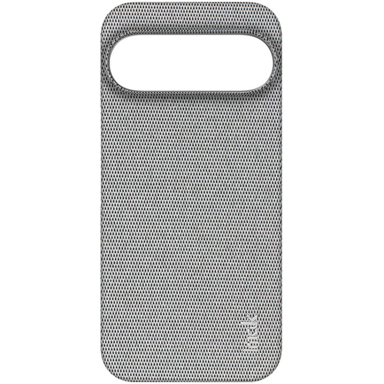 For Google Pixel 9 Pro XL imak Ruiyi Series Cloth Texture PU + PC Phone Case(Light Grey) - Google Cases by imak | Online Shopping UK | buy2fix